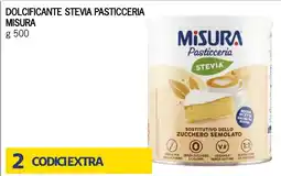 Bennet Dolcificante stevia pasticceria MISURA offerta