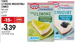 Bennet Torte le nuove irresistibili CAMEO offerta