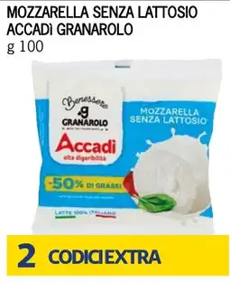 Bennet Mozzarella senza lattosio accadì GRANAROLO offerta