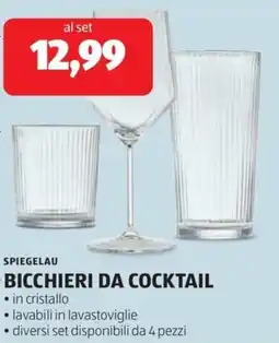 ALDI Spiegelau bicchieri da cocktail offerta