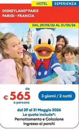 MD Discount Disneyland paris parigi - francia offerta