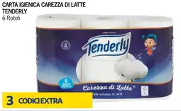 Bennet Carta igienica carezza di latte TENDERLY offerta
