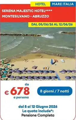 MD Discount Serena majestic hotel montesilvano - abruzzo offerta