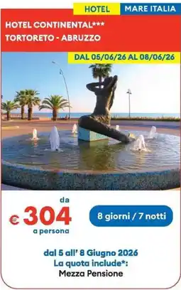 MD Discount Hotel continental tortoreto-abruzzo offerta