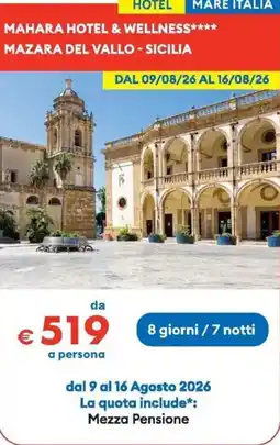 MD Discount Mahara hotel & wellness mazara del vallo - sicilia offerta