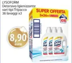Acqua & Sapone LYSOFORM Detersivo Igienizzante offerta