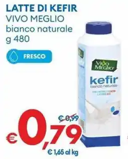 MD Discount Latte di kefir vivo meglio bianco naturale offerta
