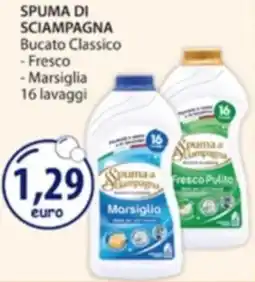 Acqua & Sapone SPUMA DI SCIAMPAGNA Bucato Classico -Fresco - Marsiglia offerta