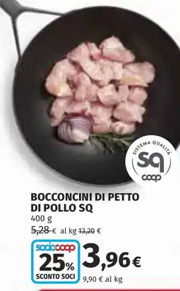 Coop Bocconcini di petto di pollo SQ offerta