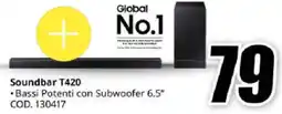 MediaWorld SAMSUNG Soundbar T420 offerta