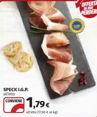 Coop Speck I.G.P. offerta
