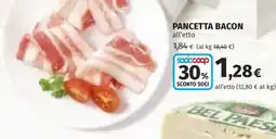 Coop Pancetta bacon offerta
