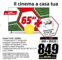 MediaWorld SAMSUNG Smart TV 65" 65X85L offerta