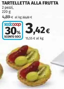 Coop Tartelletta alla frutta offerta