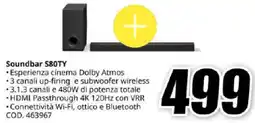 MediaWorld LG Soundbar S80TY offerta
