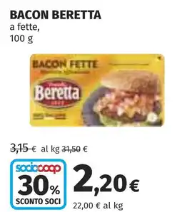 Coop Bacon BERETTA offerta