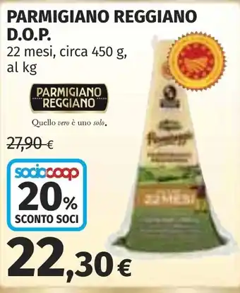 Coop Parmigiano reggiano D.O.P. offerta