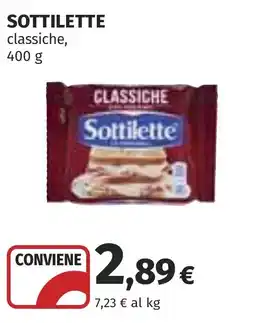 Coop Sottilette classiche offerta
