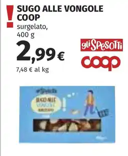 Coop Sugo alle vongole COOP offerta