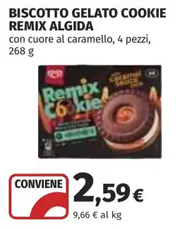 Coop Biscotto gelato cookie remix ALGIDA offerta