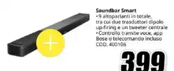 MediaWorld BOSE Soundbar Smart offerta
