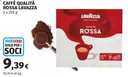 Coop Caffè qualità rossa LAVAZZA offerta