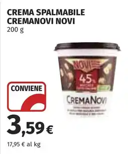 Coop Crema spalmabile cremanovi NOVI offerta