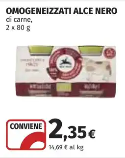 Coop Omogeneizzati ALCE NERO offerta