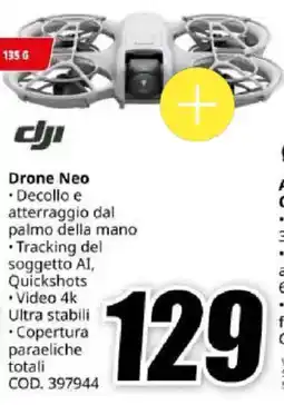 MediaWorld dji Drone Neo offerta