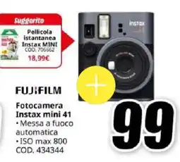 MediaWorld FUJIFILM Fotocamera Instax mini 41 offerta