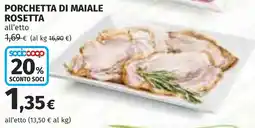 Coop Porchetta di maiale ROSETTA offerta