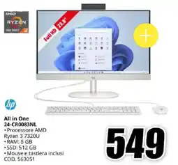 MediaWorld hp All in One 24-CR0083NL offerta