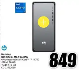 MediaWorld hp Desktop Omnidesk M02-0033NL offerta