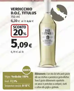 Coop Verdicchio D.O.C. TITULUS offerta