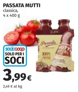 Coop Passata MUTTI offerta