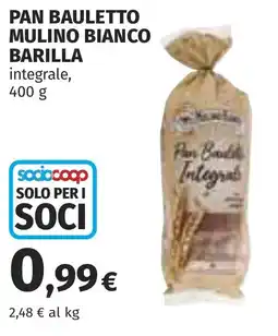 Coop Pan bauletto mulino bianco BARILLA offerta