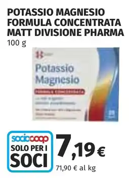 Coop Potassio magnesio formula concentrata matt divisione pharma offerta