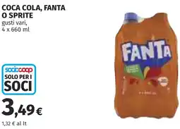 Coop COCA COLA, FANTA O SPRITE offerta