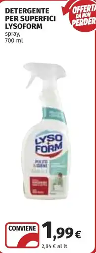 Coop Detergente per superfici LYSOFORM offerta