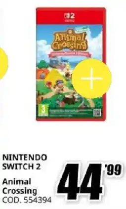 MediaWorld Nintendo switch 2 Animal Crossing offerta