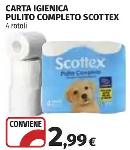 Coop Carta igienica pulito completo SCOTTEX offerta