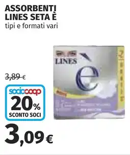 Coop Assorbenti lines seta assorbenti LINES SETA È offerta