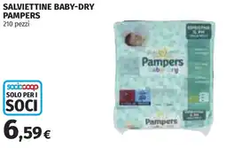 Coop Salviettine baby-dry PAMPERS offerta