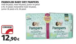 Coop Pannolini baby-dry PAMPERS offerta