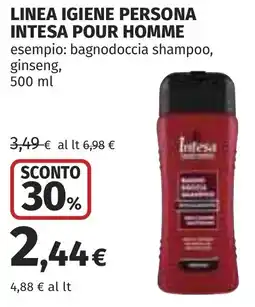 Coop Linea igiene persona intesa pour homme offerta