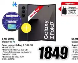 MediaWorld SAMSUNG Smartphone Galaxy Z Fold 256 offerta