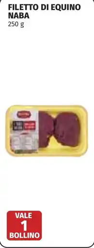Coop Filetto di equino NABA offerta