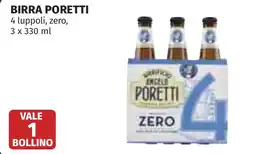 Coop Birra PORETTI offerta