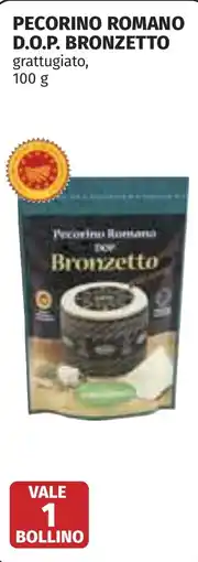 Coop Pecorino romano D.O.P. BRONZETTO offerta