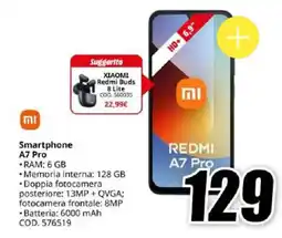 MediaWorld Xiaomi Smartphone A7 Pro offerta